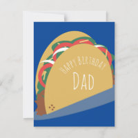 Taco Feliz Pai de Aniversário Padre Vovô