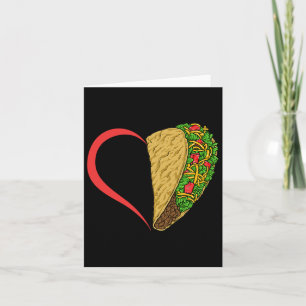 Cartão Taco Heart Taco Terça-feira Cinco De Maio Amantes