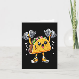 Cartão Taco Malhação Workout Gym Cinco De Mayo Fie Mexica