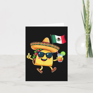 Cartão Taco México Bandeira Cinco De Mayo Independência M