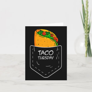 Cartão Taco Na Minha Bolsa Terça-Feira Engraçada Fiesta