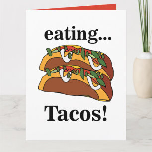 Cartão Taco Tacos Aniversário Divertido