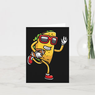 Cartão Taco Tocando Pegada Mexicana Cinco De Mayo Kids Me