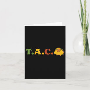 Cartão Taco Trump Sempre Cheira Galinha Engraçado Taco Tr