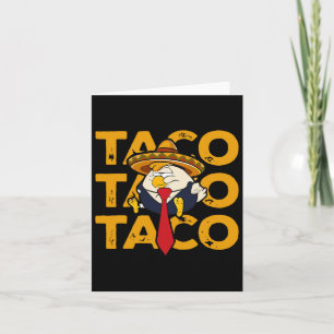 Cartão Taco Trump Sempre Fala Galinha Engraçado Trump