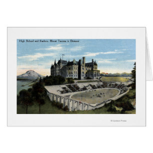 Cartão Tacoma, Washington - Vista do Segundo grau