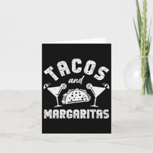 Cartão Tacos E Margaritas Homens E Mulheres Adultos Cinco