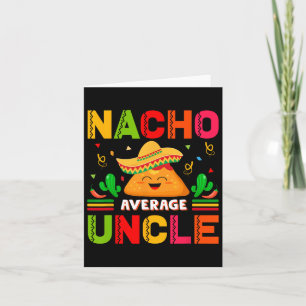 Cartão Tacos Nacho Média Tio Family Men Dia de os pais