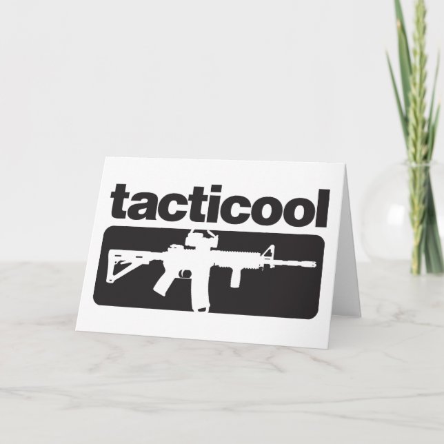 Cartão Tacticool - preto (Frente)