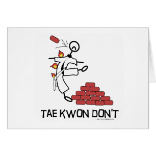 Cartão Tae Kwon não faz