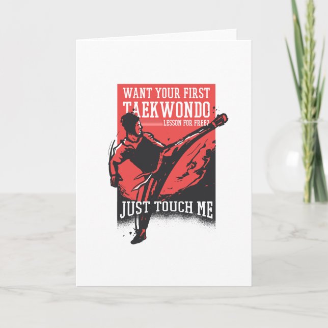 Cartão Taekwondo (Frente)
