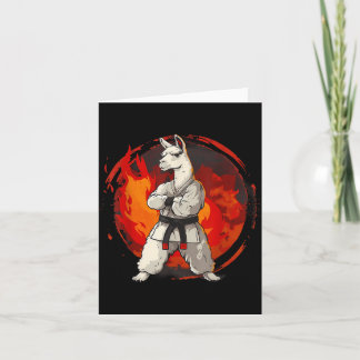 Cartão Taekwondo Alpaca Artes Marciais Judo Kickboxing