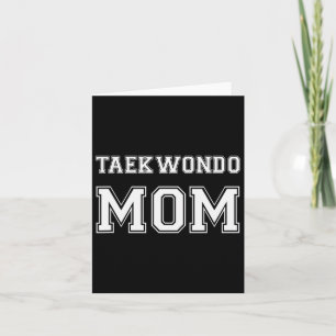 Cartão Taekwondo Mãe Funny Karate Amantes Dão Presentes M