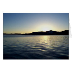 Cartão Tahoe Sunset