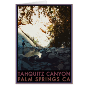 Cartão Tahquitz Canyon