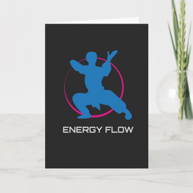 Cartão Tai Chi Energy Flow Martial Arts (Frente)