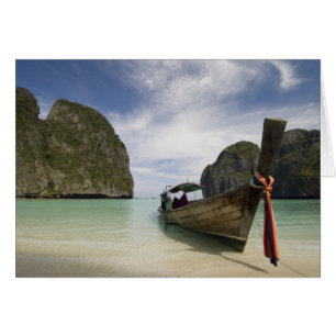 Cartão Tailândia, Ilha Phi Phi Lay, Baía de Maya.