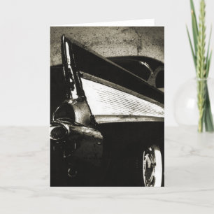 Cartão Tailfins - 1957 Chevy Greeting Card