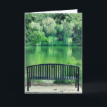 Cartão Take a Seat<br><div class="desc">Let someone know that they are remembered. This is Art with a Story. I'm a traveling photographer and this photograph was taken in my travels. I document my travels, my story, and my photographs on my public blog. The link to my journey is on the back of this card so...</div>