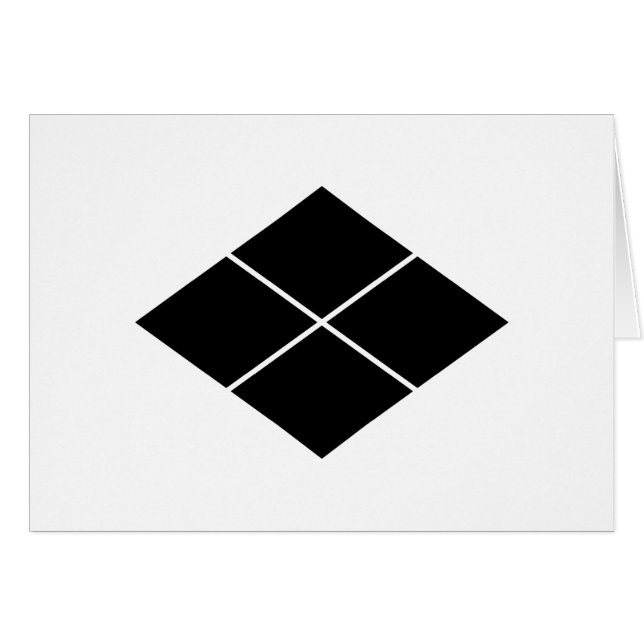 Cartão Takeda rhombus (Frente Horizontal)