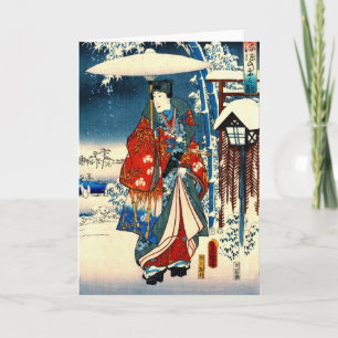 Cartão Tale of Genji 1853 Right