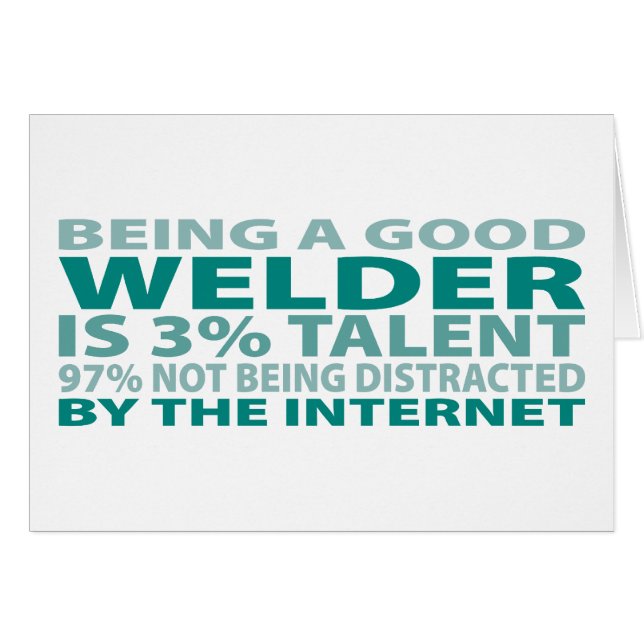 Cartão Talento do soldador 3% (Frente Horizontal)