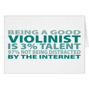 Cartão Talento do violinista 3%