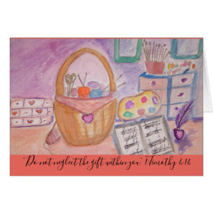 Cartão Talentoso você!