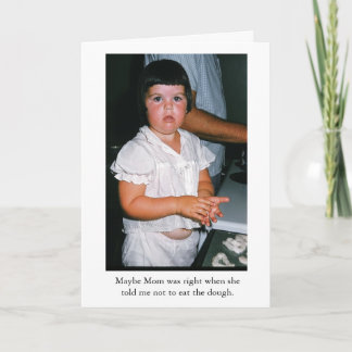 Cartão Talvez a mamã era direita