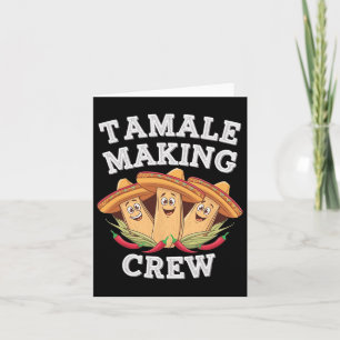 Cartão Tamale Fazer Crew Engraçado Pijama de Natal Mexica