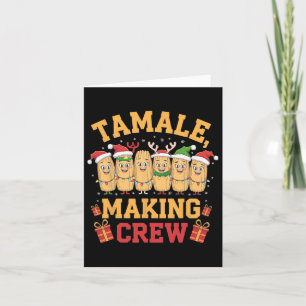 Cartão Tamale Fazer Crew Engraçado Pijama de Natal Mexica