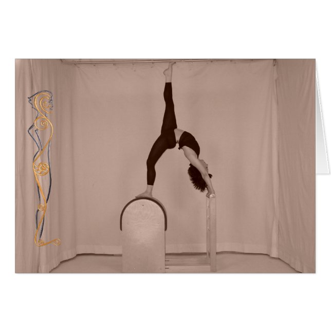 Cartão Tambor alto da escada da ponte (Frente horizontal)