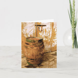 Cartão Tambor de vinho Notecard