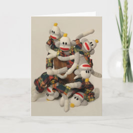 Cartão Tambor do vazio dos macacos