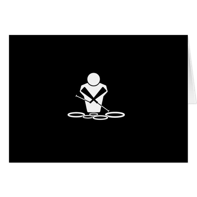 Cartão Tambores de Tenor (Frente Horizontal)