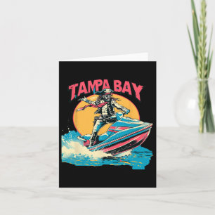 Cartão Tampa Bay Pirate Florida Jetski Barco Funny Gasp