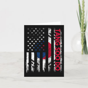 Cartão Tang Soo Do Karate Martirizando Artes Marciais Cor