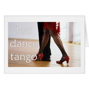 Cartão Tango Dancers!