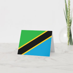 Cartão Tanzania Flag