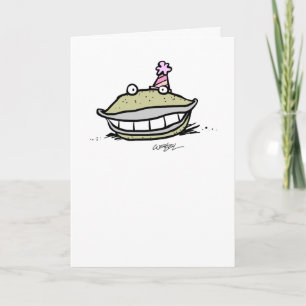 Cartão Tão feliz quanto um clam