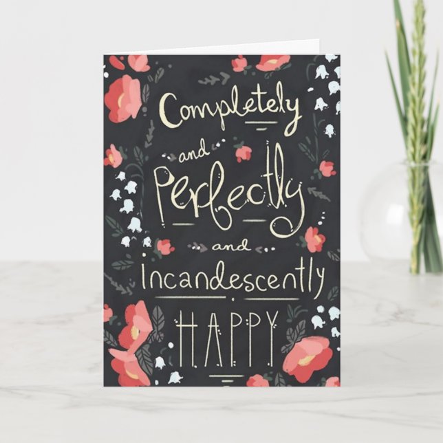 CARTÃO TÃO FELIZ QUE PARTILHE MEU ANIVERSÁRIO** COM "VOCÊ (Frente)