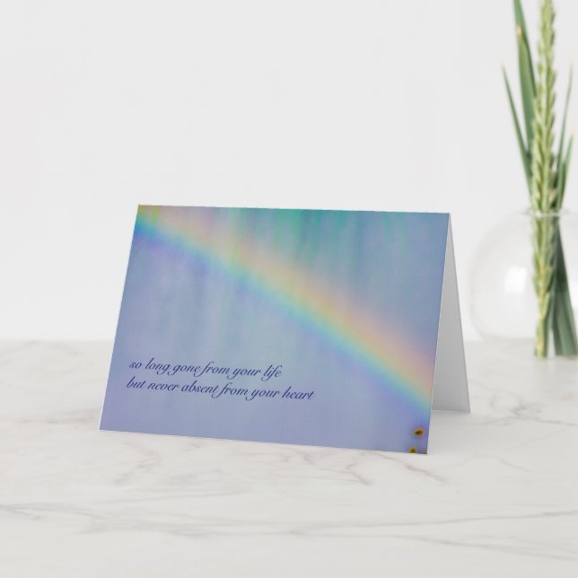 Cartão Tão Longa Foi A Simpatia (Frente)