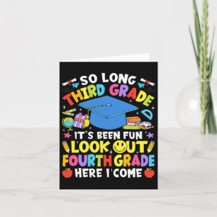 Cartão Tão Longa Graduação De Terceiro Grau 4º Grau Aqui 