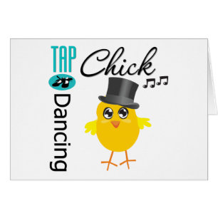 Cartão Tap Dancing Chick 5