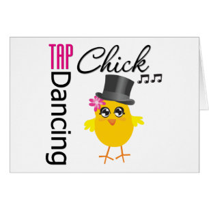 Cartão Tap Dancing Pintinho 2