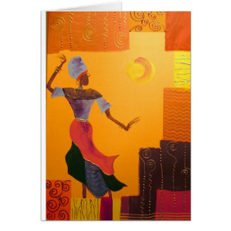 Cartão Tapeçaria africana