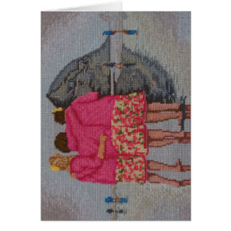 Cartão Tapeçaria dos primos