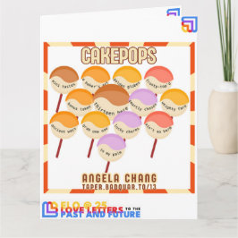 Cartão Taper:CakePops Hello De ELO2025