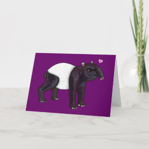 Cartão Tapir Wants Hugges Card