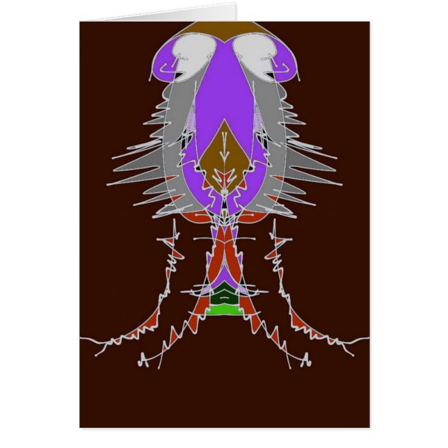 Cartão Tapisserie brincalhão (Frente)